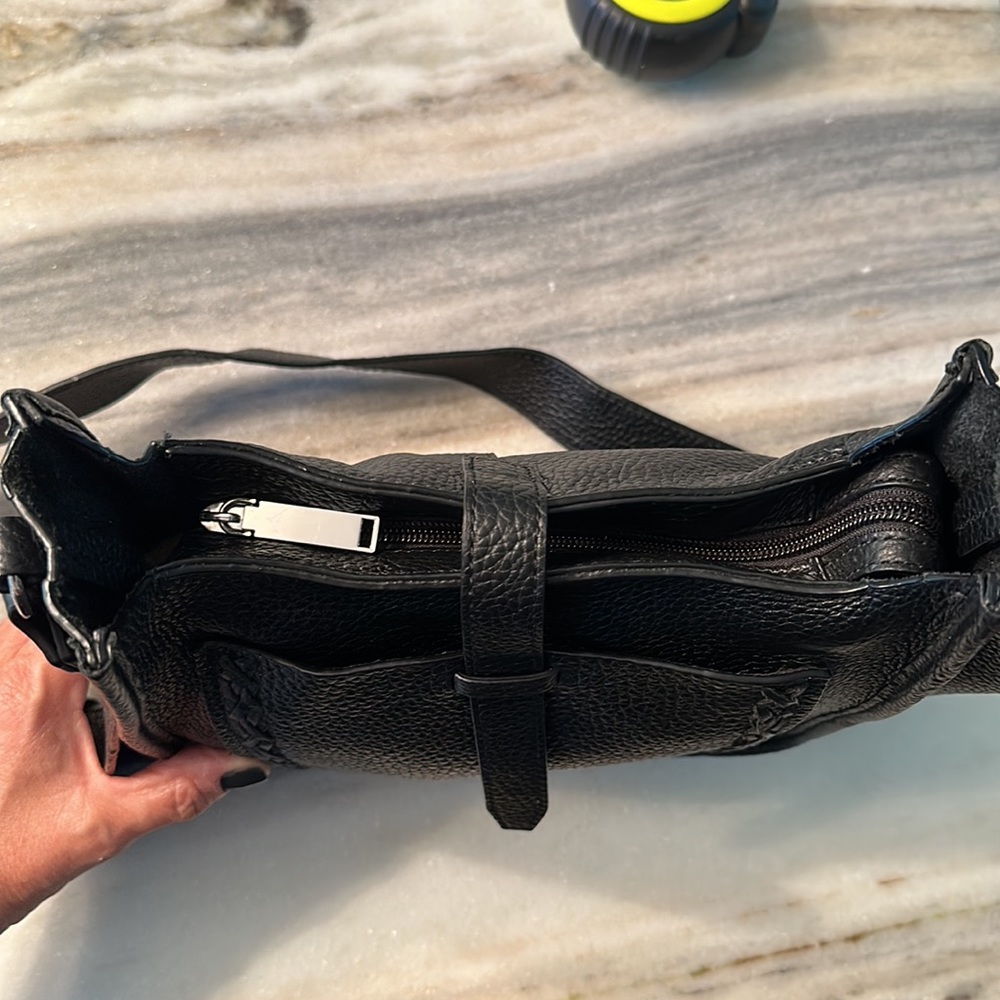 Rebecca Minkoff Textured Black Crossbody Bag - Picture 6 of 7
